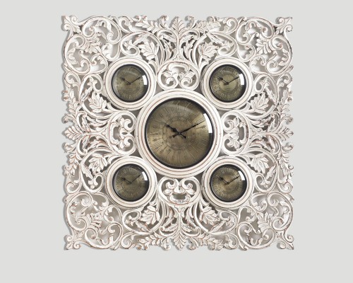 Часы Dialma Brown Белые 5 циферблатов